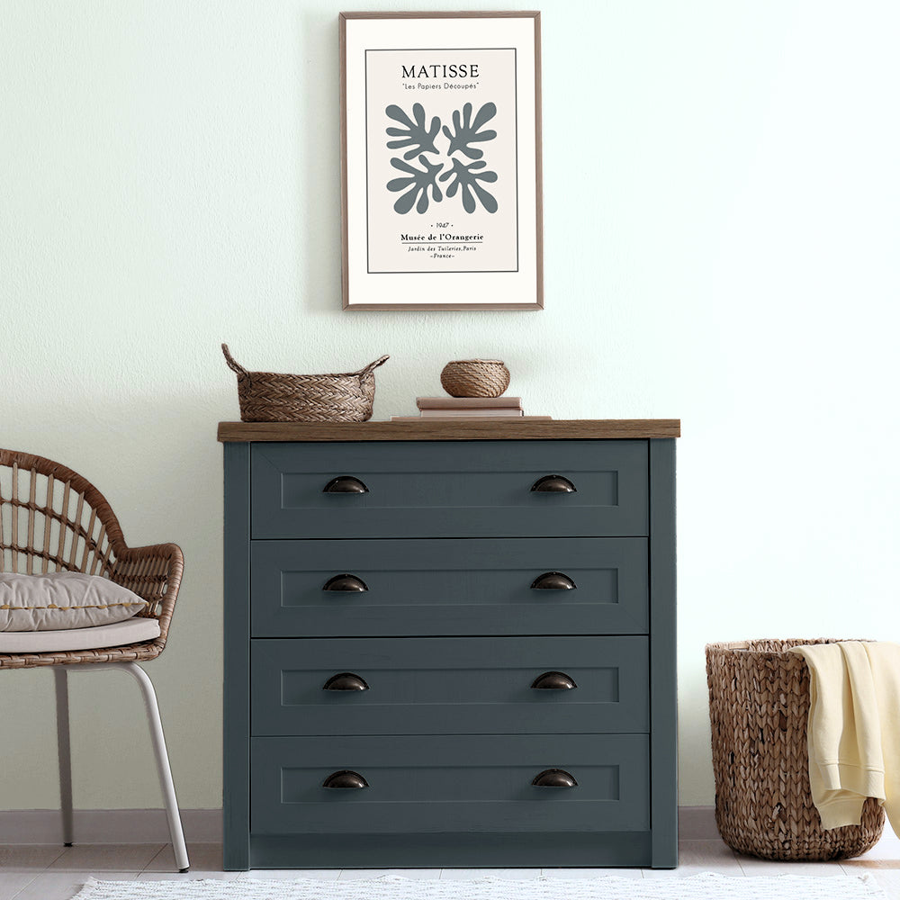 Peinture Meuble Bleu acier