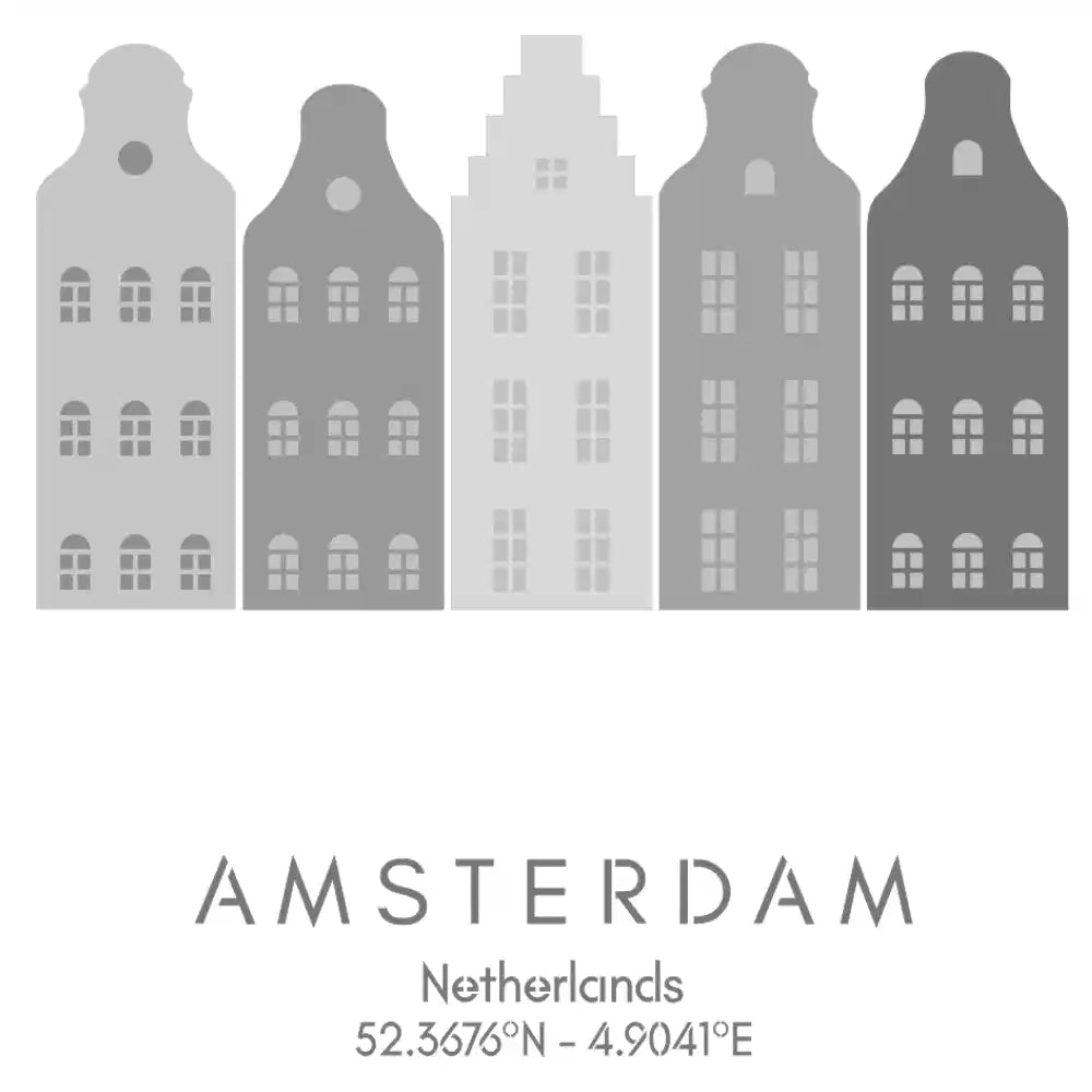 Pochoir déco Affiche Amsterdam