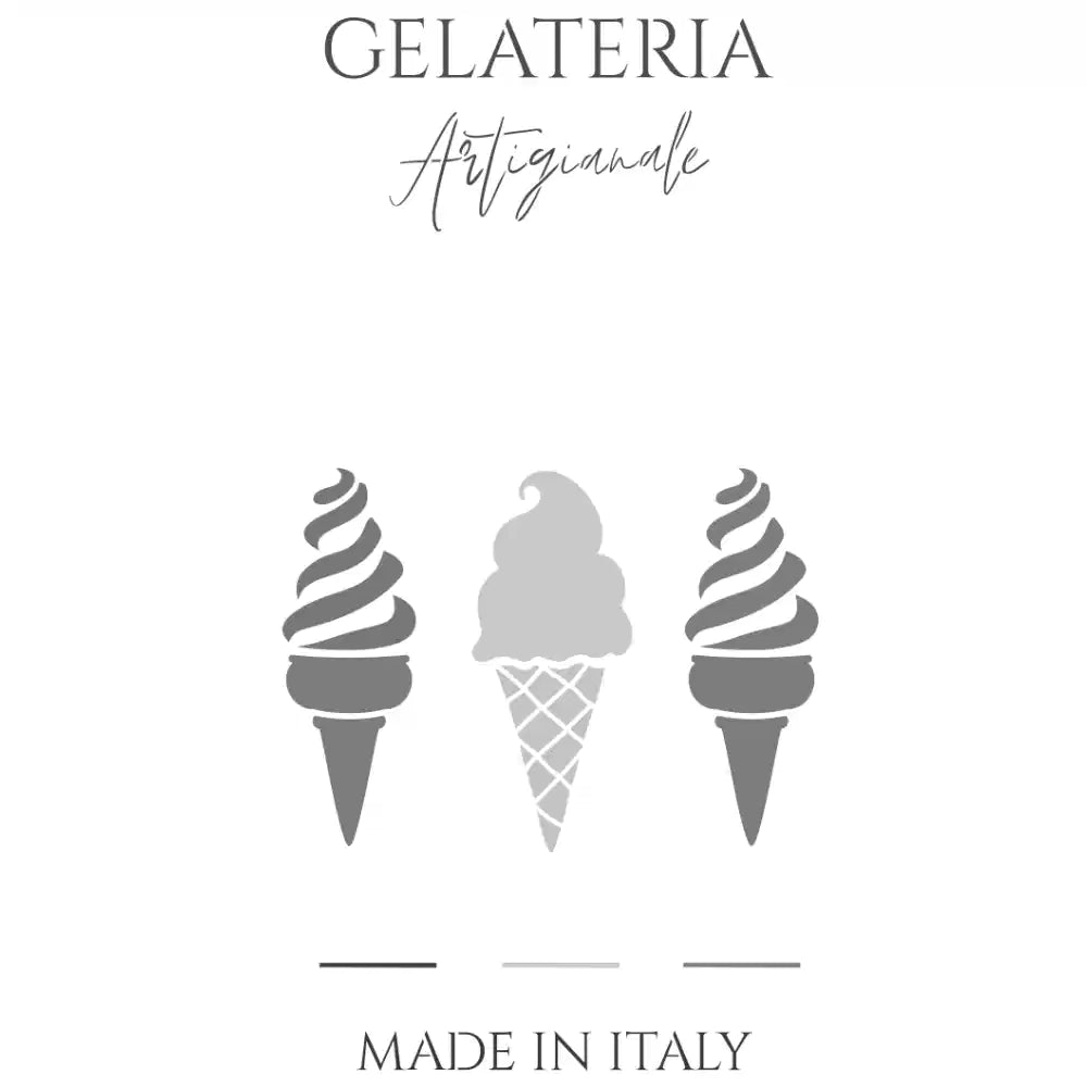 Pochoir déco Affiche Gelateria