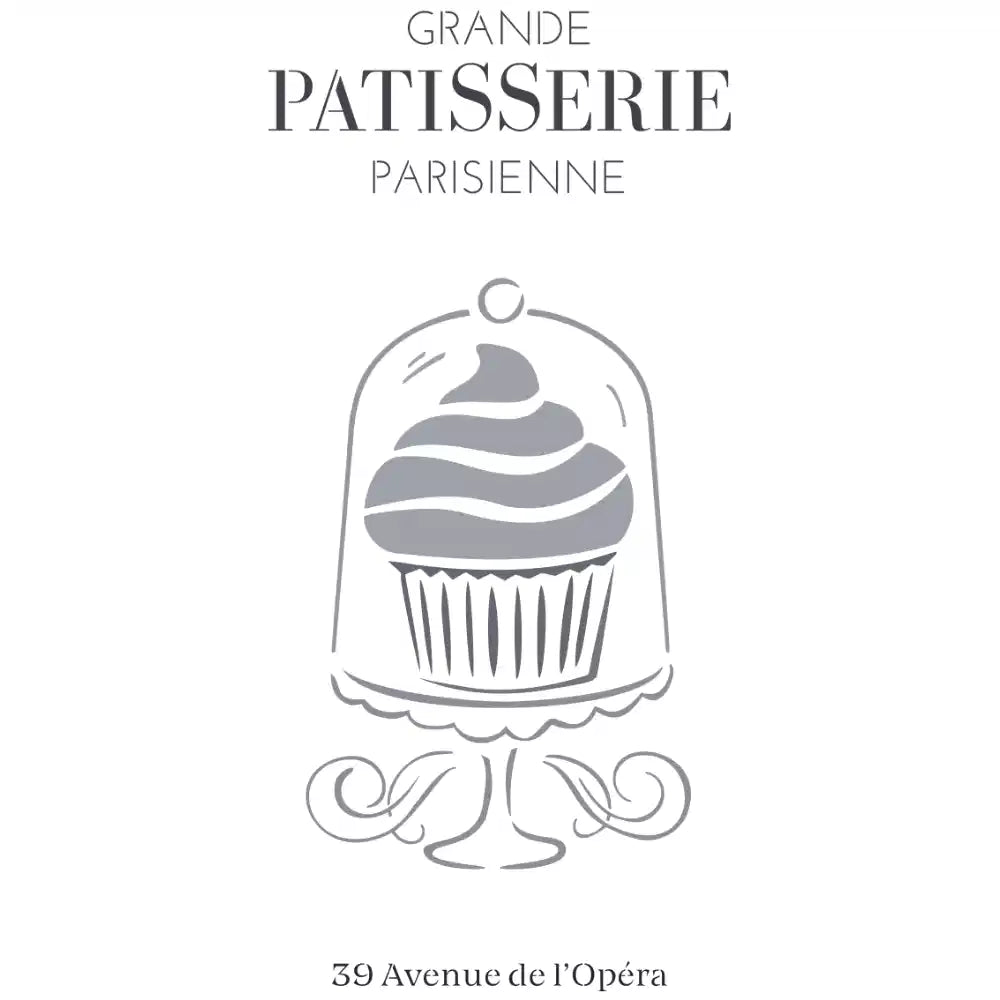 Pochoir déco Affiche Pâtisserie parisienne