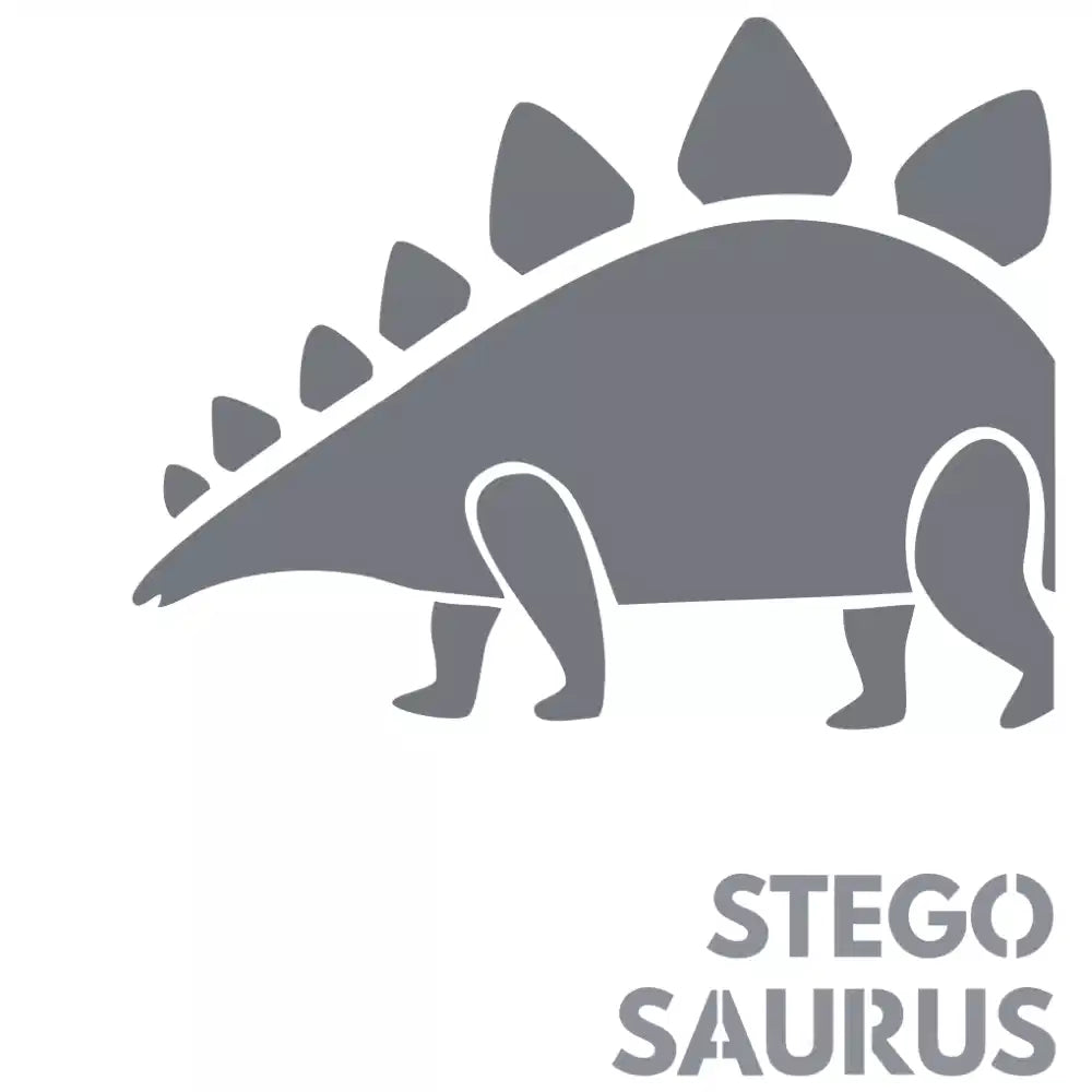 Lot de 3 Pochoirs déco Affiches Dino