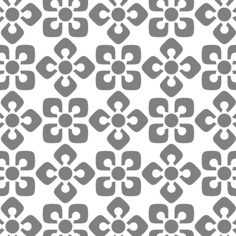 Pochoir graphique Flowers