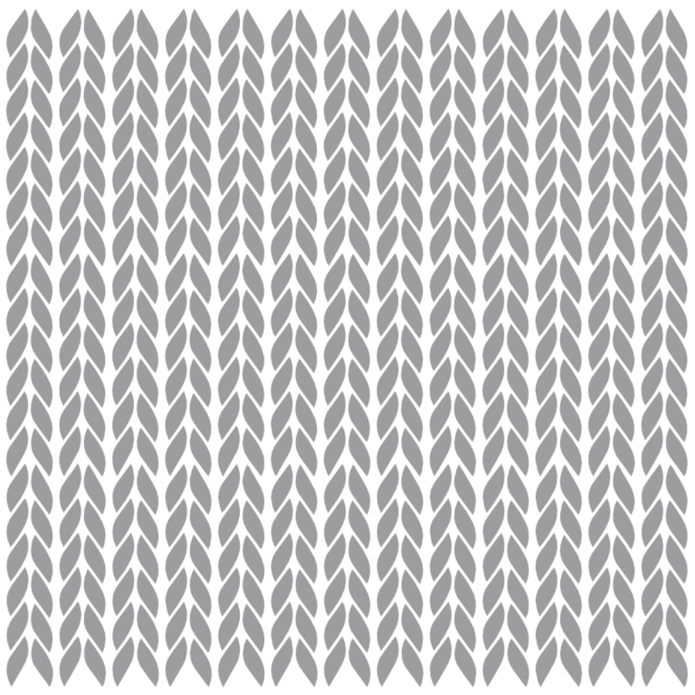 Pochoir graphique Tricot