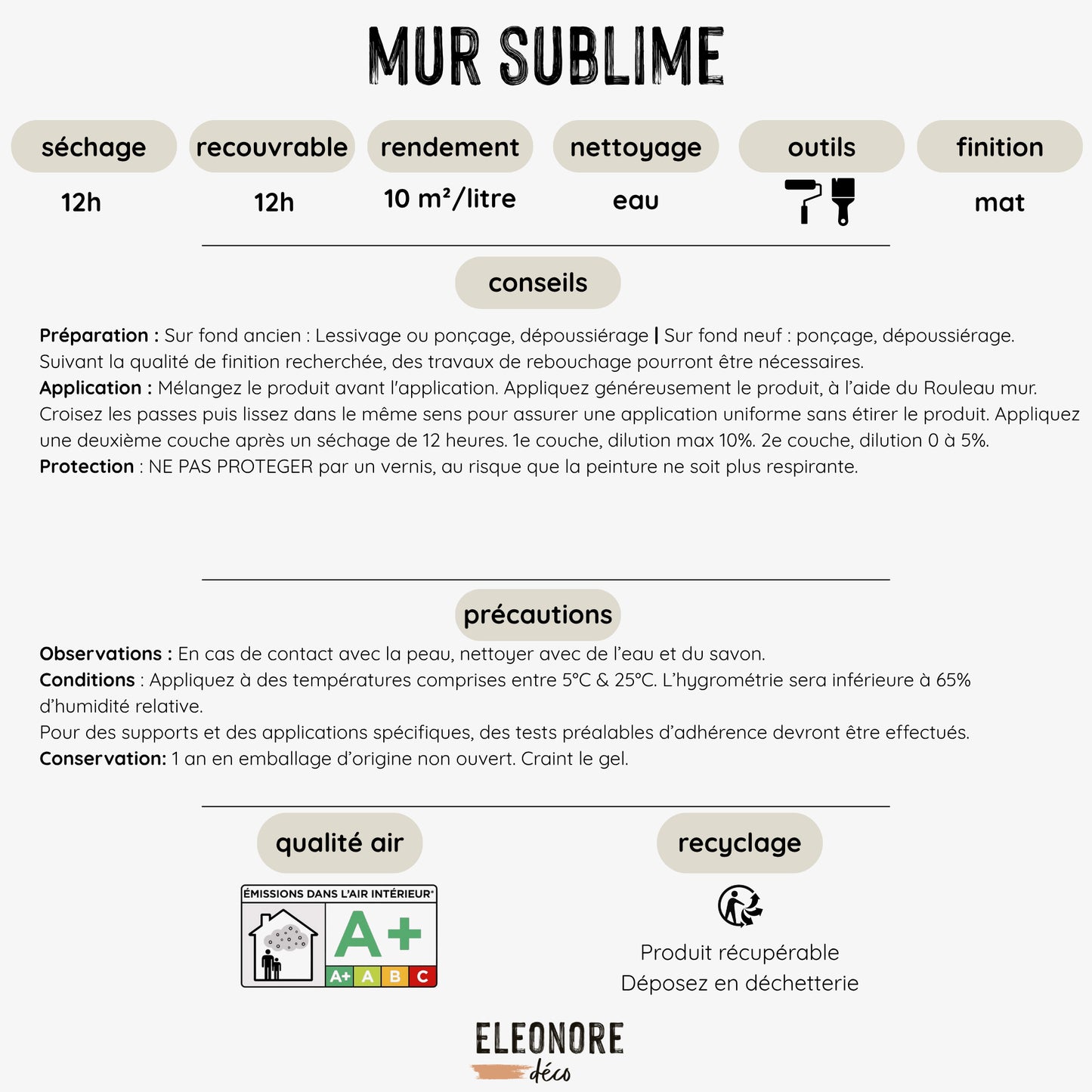 Peinture Mur Gris de Suède