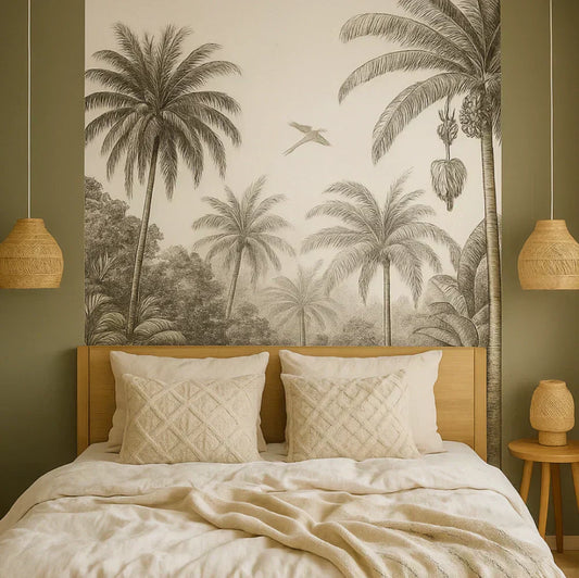 Tête d elit papier panoramique paysage exotique