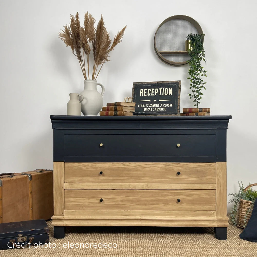 Commode Designs Pinterest Commode ancienne en bois nettoyée et relookée peinture et effet bois