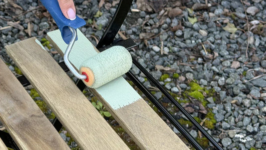 Peindre avec la peinture extérieure pour le bois Embruns Eléonore Déco