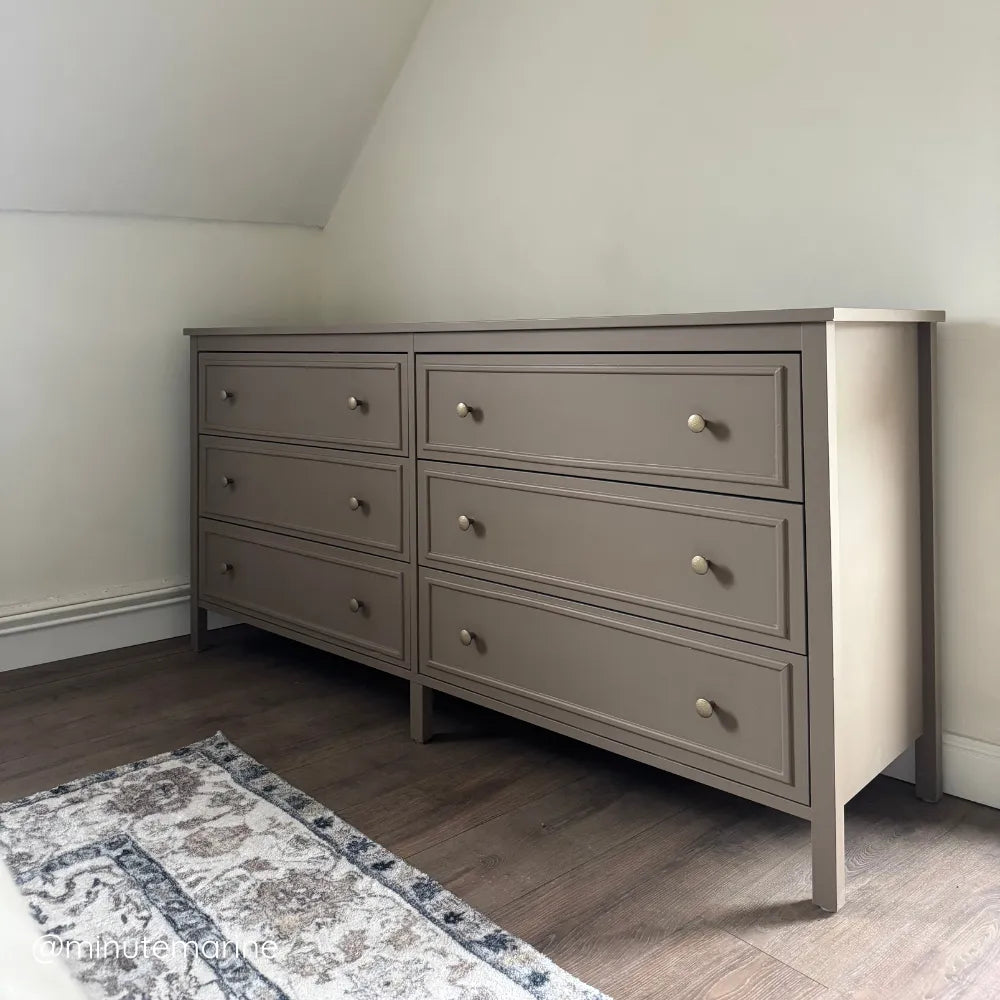 Commode Ikea hack relookée avec la teinte Chamois