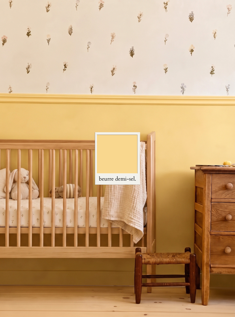 Inspiration chambre enfant couleur Beurre demi-sel