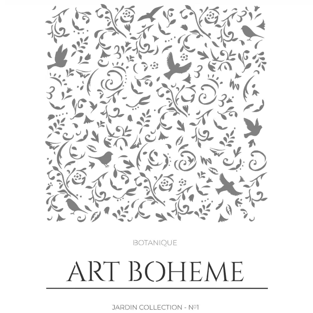 Pochoir déco Art bohème