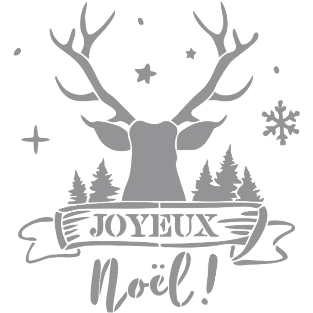 Pochoir à peindre Noël