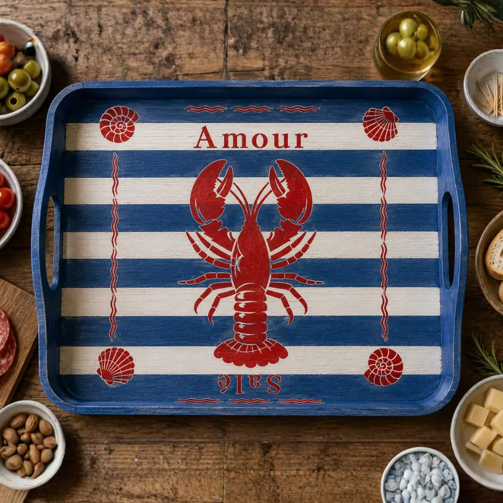 Pochoir à peindre Homard