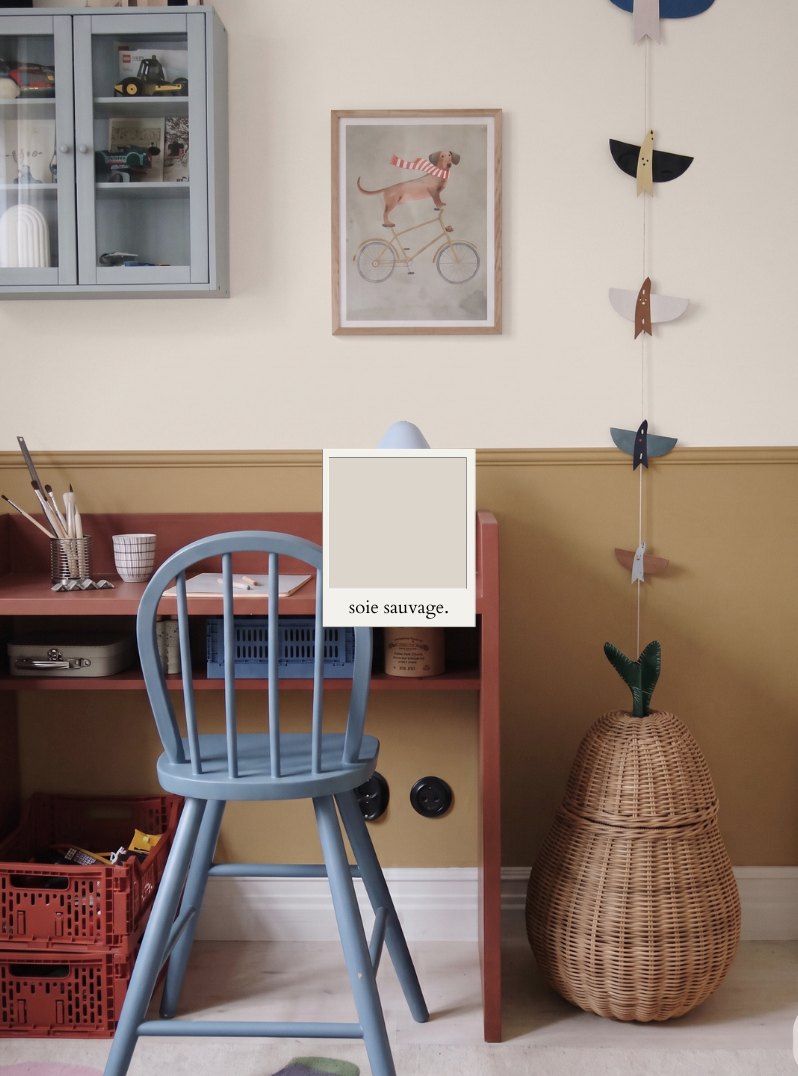 Inspiration chambre enfant couleur Soie Sauvage