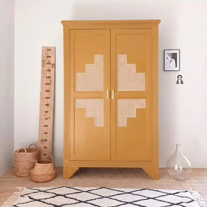 Armoire relookée en couleur Marrakech – peinture Eléonore Déco.