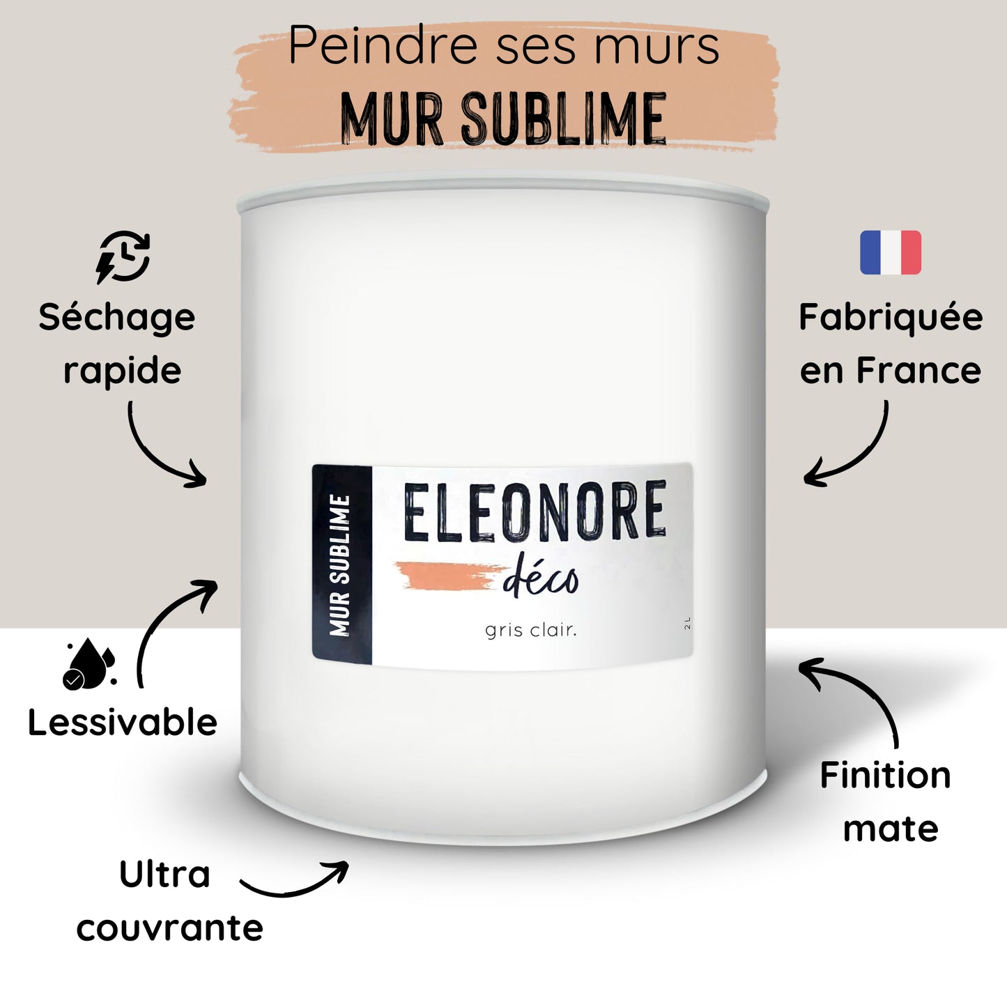 Peinture Mur Biscuit Rose