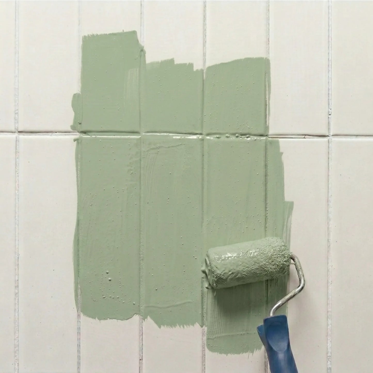 Peinture pour carrelage Éléonore Déco, couleur Fenouil.
