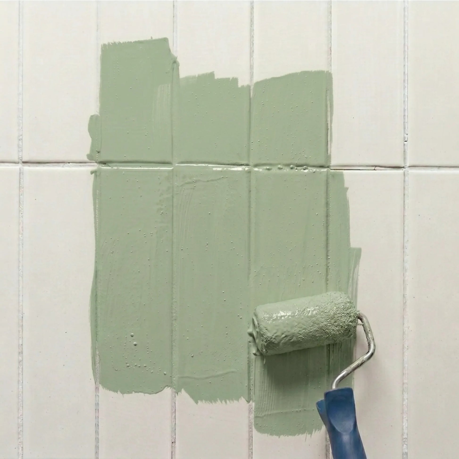 Peinture pour carrelage Éléonore Déco, couleur Fenouil.