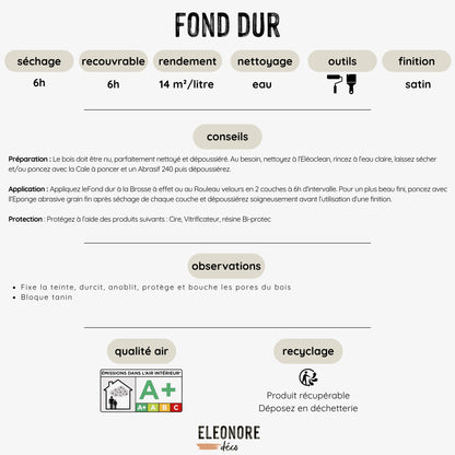 Sublimateur de bois brut Fond Dur