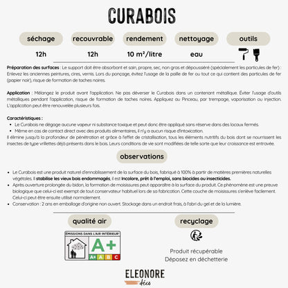 Restaurateur des bois abimés - Curabois 1L