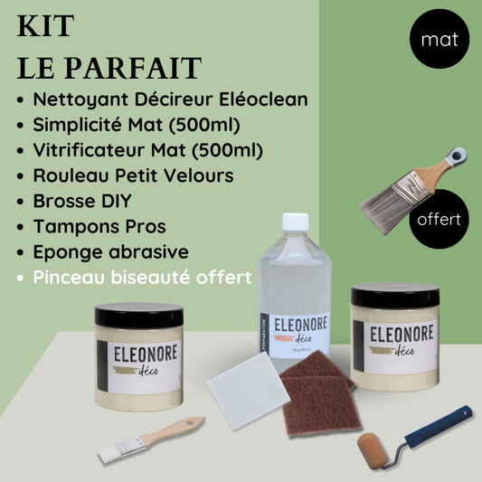 Kit Le Parfait Mat avec pinceau biseauté offert