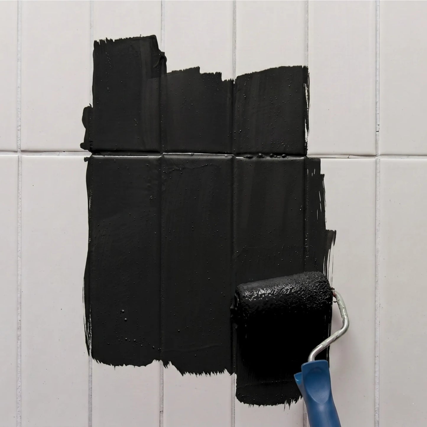 Peinture pour carrelage Éléonore Déco, couleur Noir.