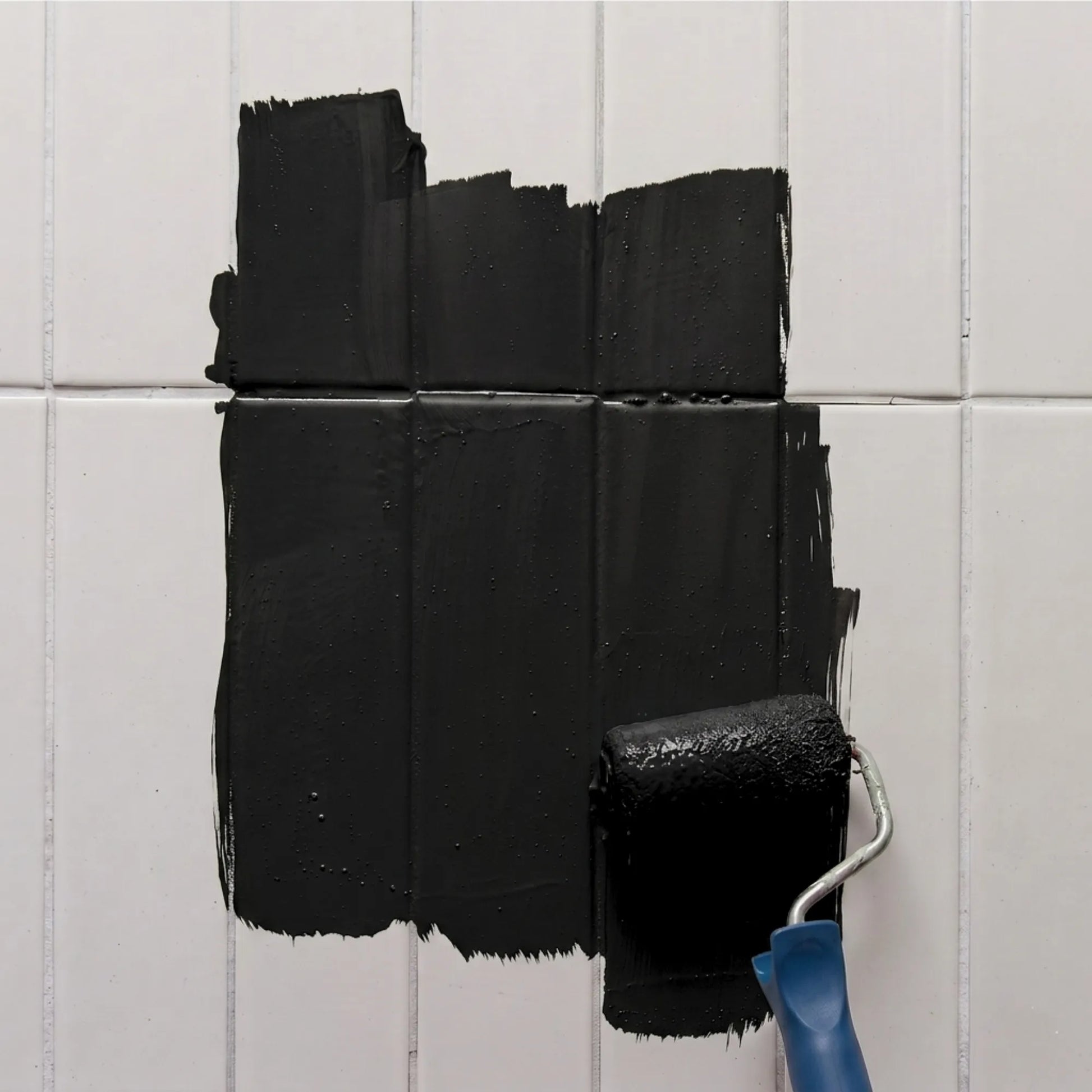 Peinture pour carrelage Éléonore Déco, couleur Noir.