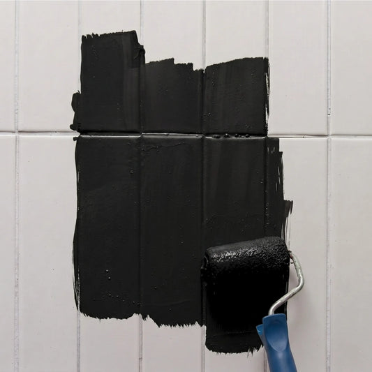 Peinture pour carrelage Éléonore Déco, couleur Noir.