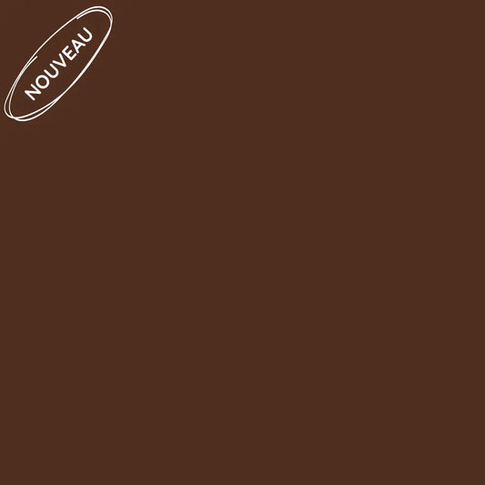 Echantillon papier test nouvelle couleur de peinture pour meuble Éléonore Déco marron Chocolat viennois