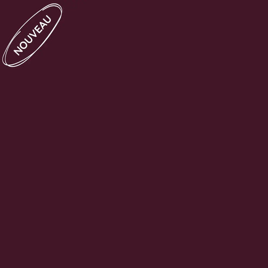 Echantillon papier test nouvelle couleur de peinture pour meuble Éléonore Déco rouge Goutte de merlot