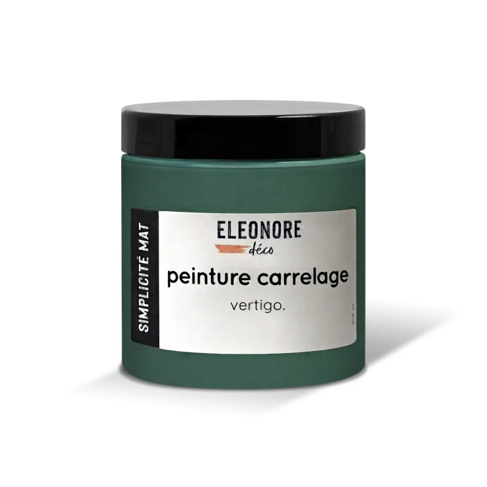 Peinture carrelage vertigo Éléonore Déco