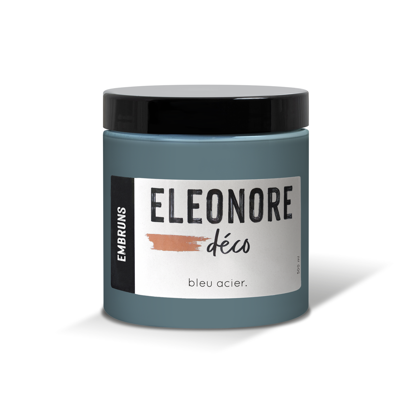 Peinture extérieure Embruns 500ml couleur Bleu acier – Eléonore Déco.