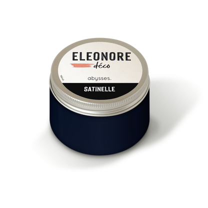 Peinture meuble Satinelle 150ml couleur Abysses – Eléonore Déco.