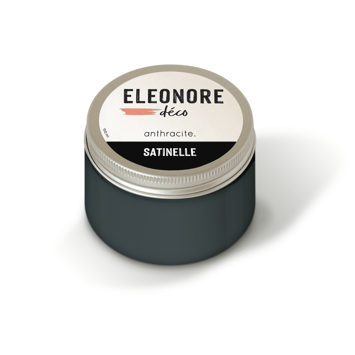 Peinture meuble Satinelle 150ml couleur Anthracite – Eléonore Déco.