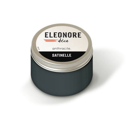 Peinture meuble Satinelle 150ml couleur Anthracite – Eléonore Déco.