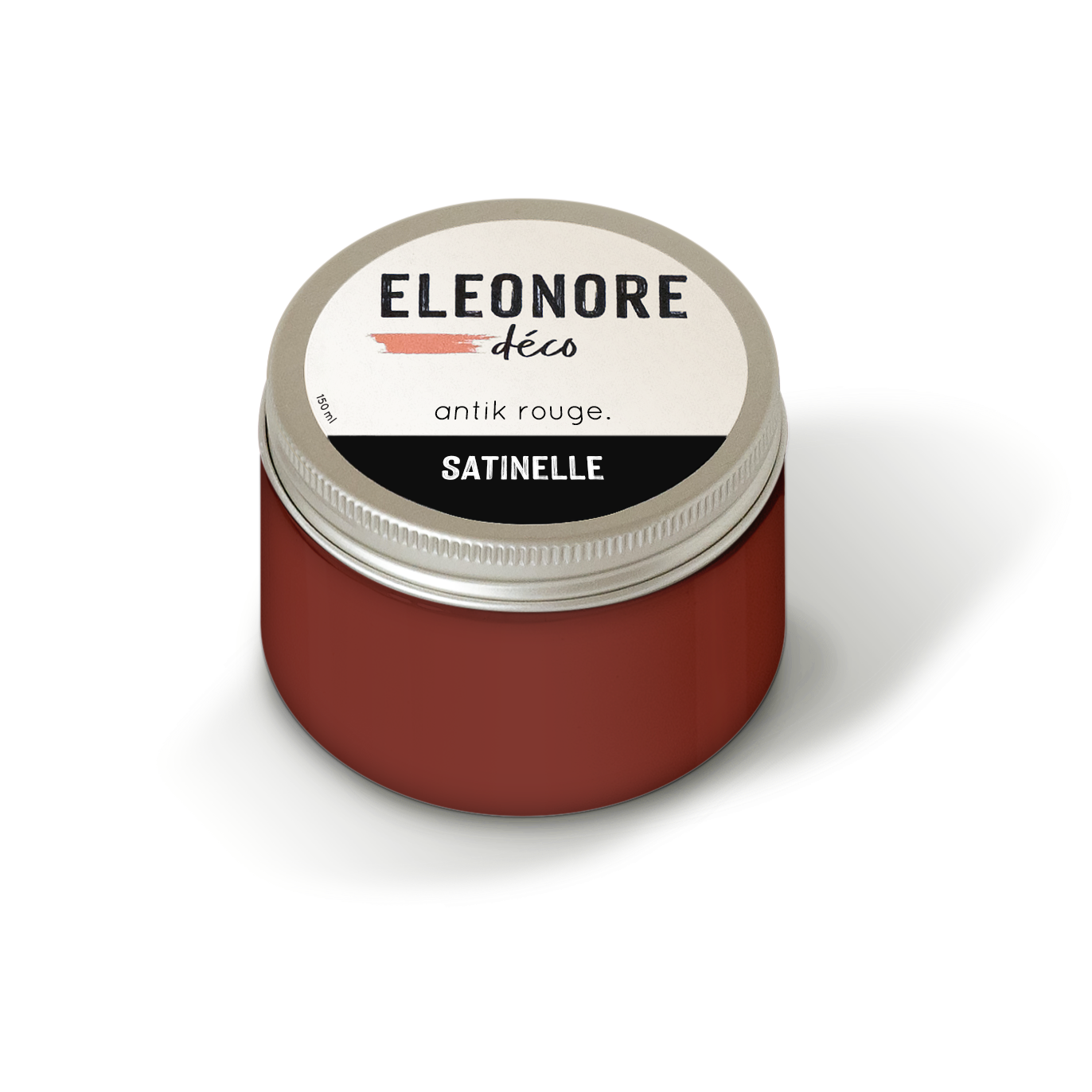 Peinture meuble Satinelle 150ml couleur Antik rouge – Eléonore Déco.