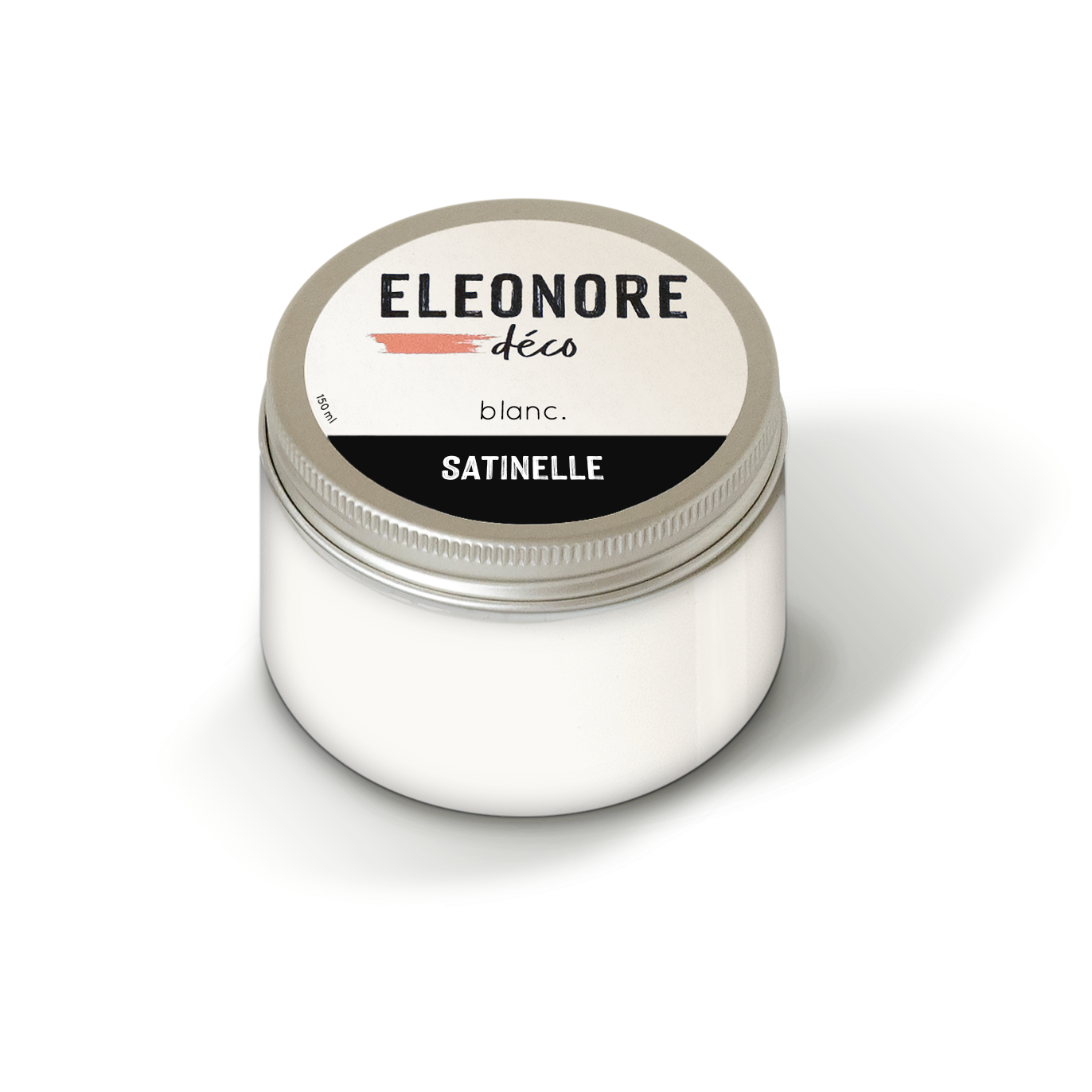 Peinture meuble Satinelle 150ml couleur Blanc – Eléonore Déco.
