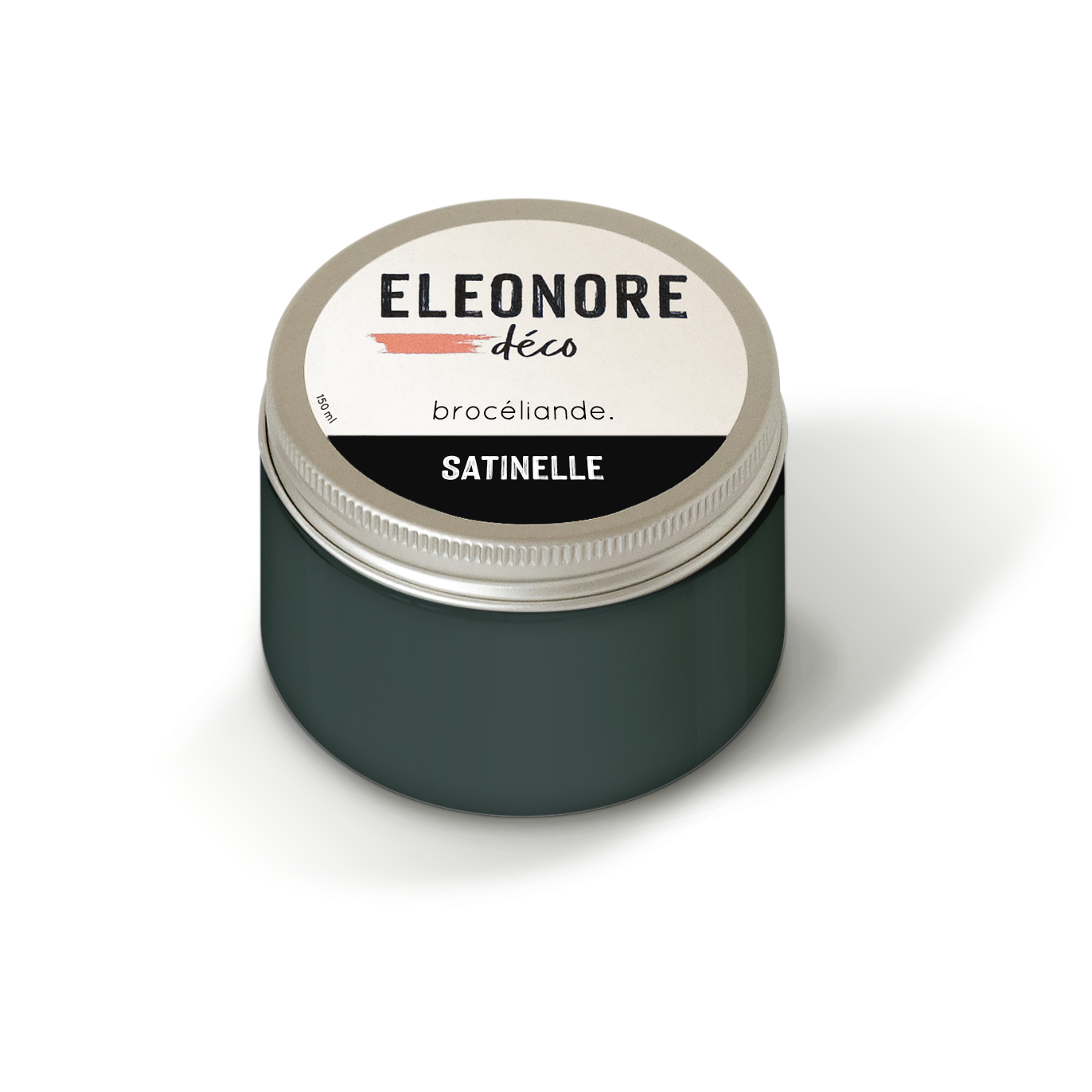 Peinture meuble Satinelle 150ml couleur Broceliande – Eléonore Déco.