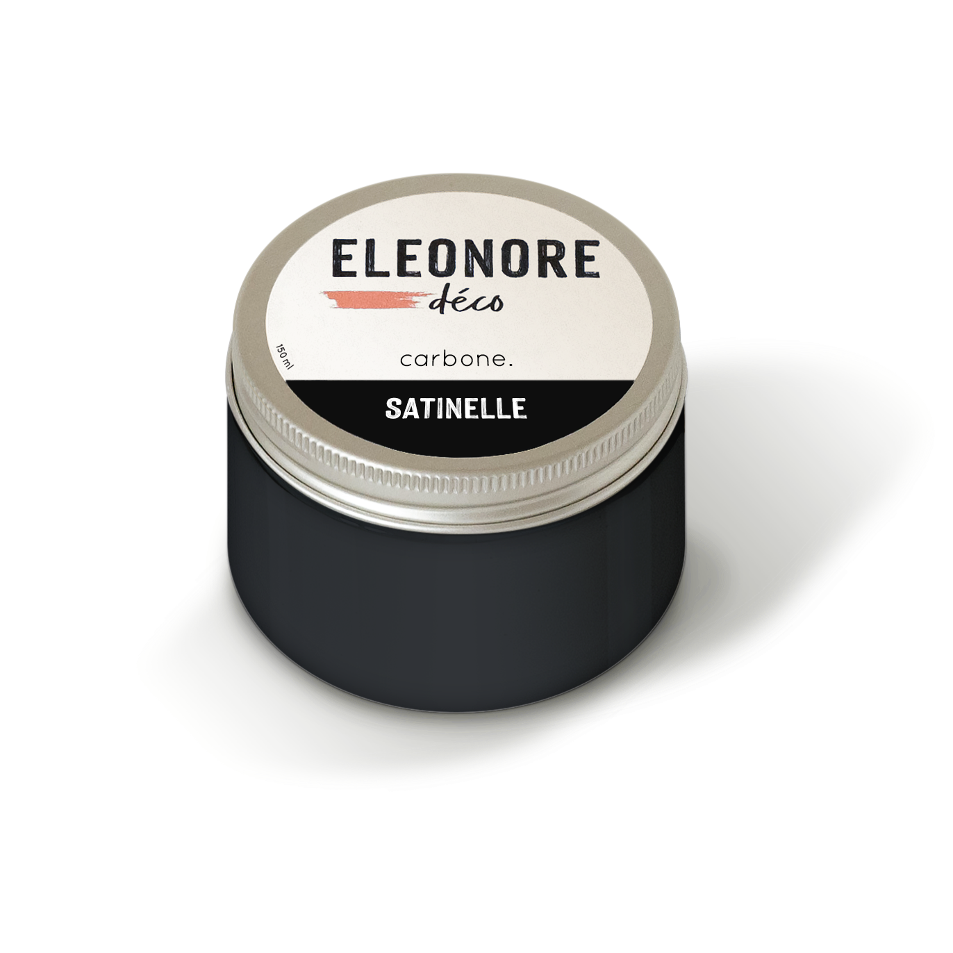 Peinture meuble Satinelle 150ml couleur Carbone – Eléonore Déco.