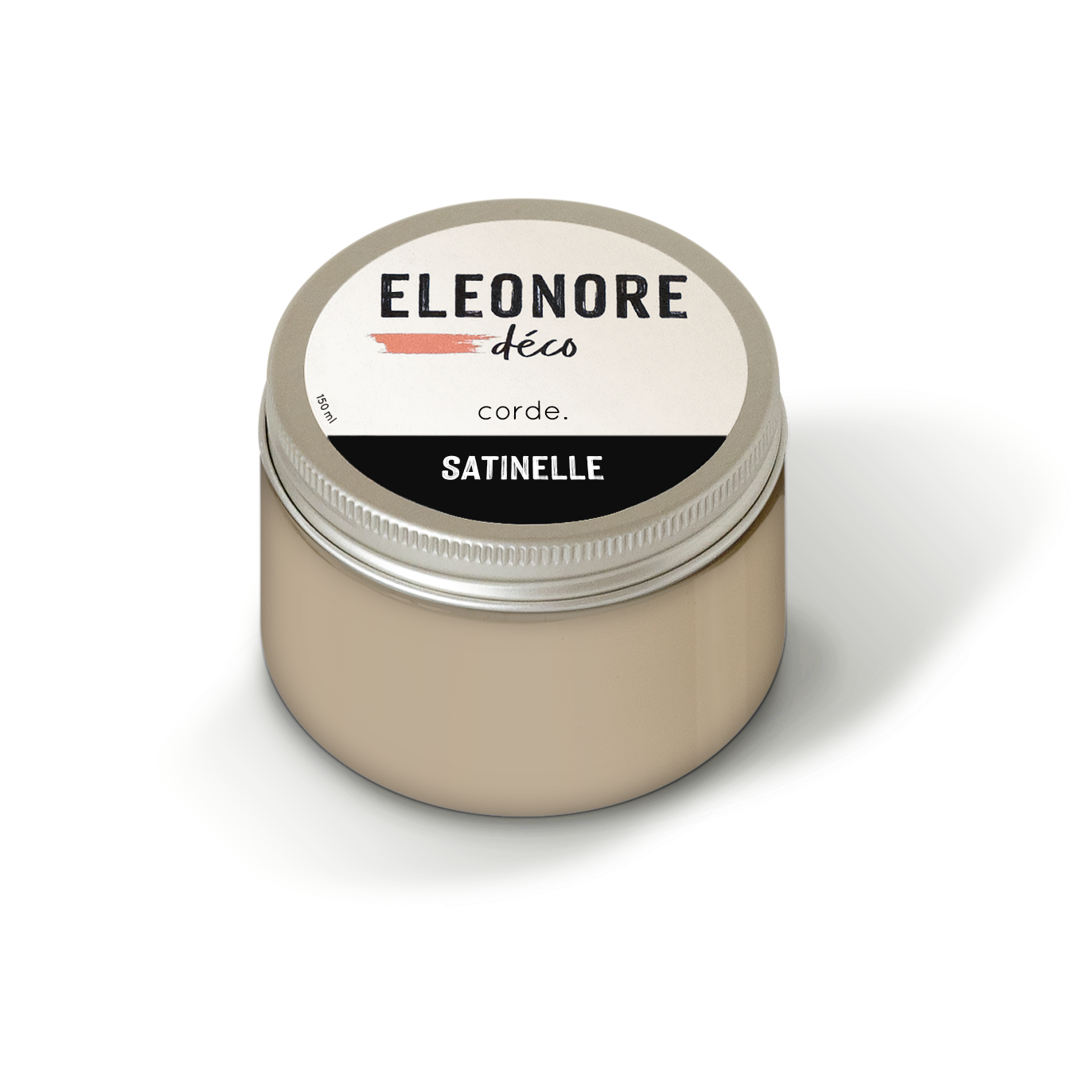 Peinture meuble Satinelle 150ml couleur Corde – Eléonore Déco.