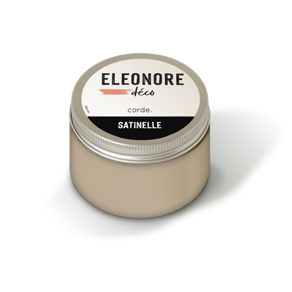 Peinture meuble Satinelle 150ml couleur Corde – Eléonore Déco.