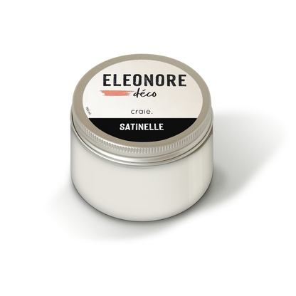 Peinture meuble Satinelle 150ml couleur Craie – Eléonore Déco.