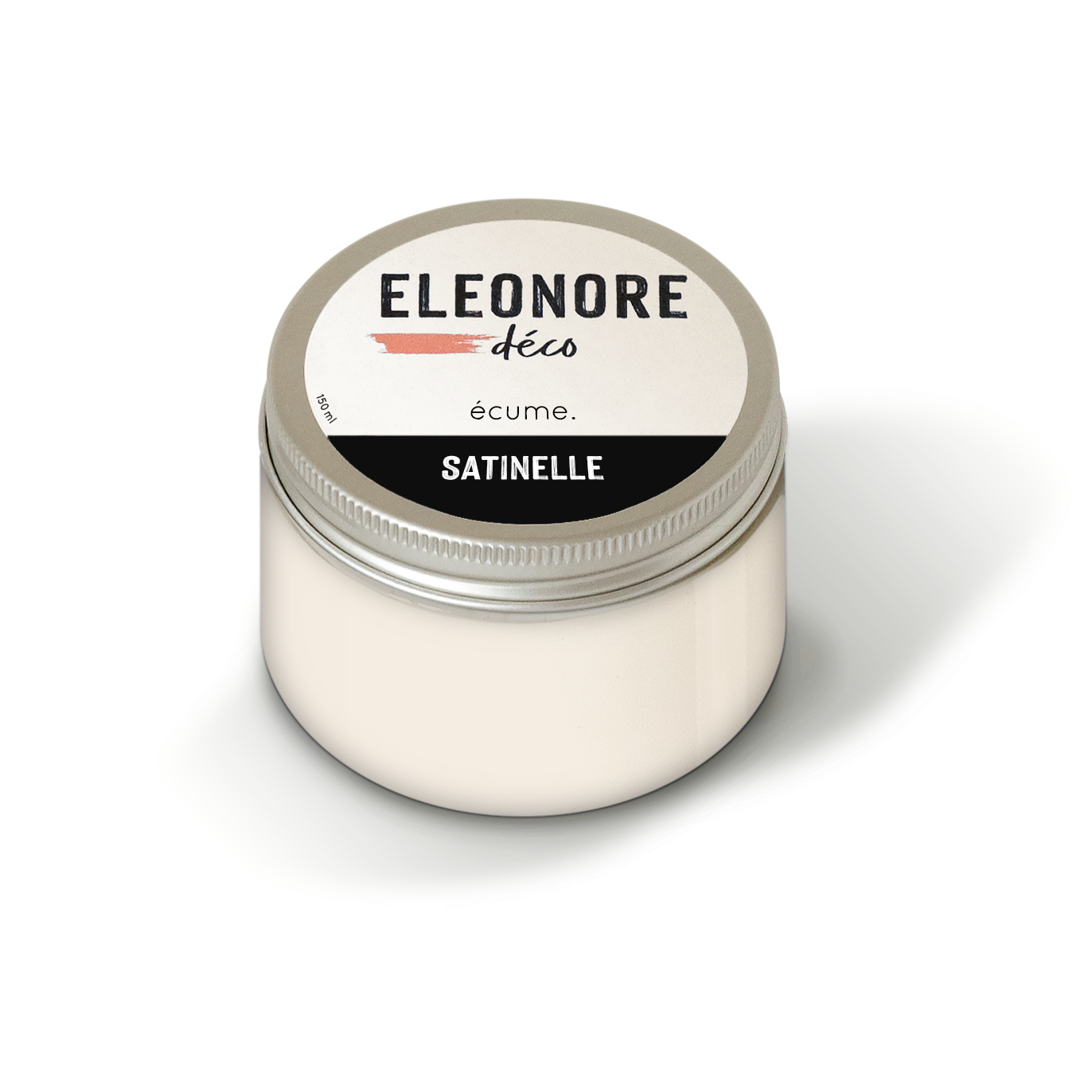 Peinture meuble Satinelle 150ml couleur Ecume – Eléonore Déco.