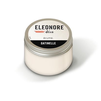 Peinture meuble Satinelle 150ml couleur Ecume – Eléonore Déco.