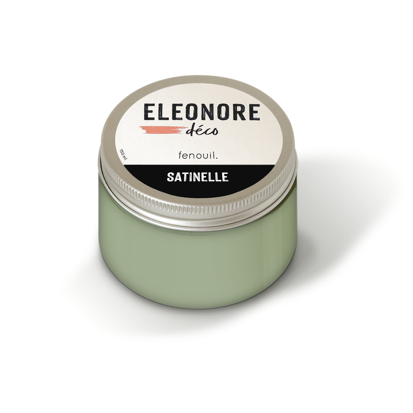 Peinture meuble Satinelle 150ml couleur Fenouil – Eléonore Déco.