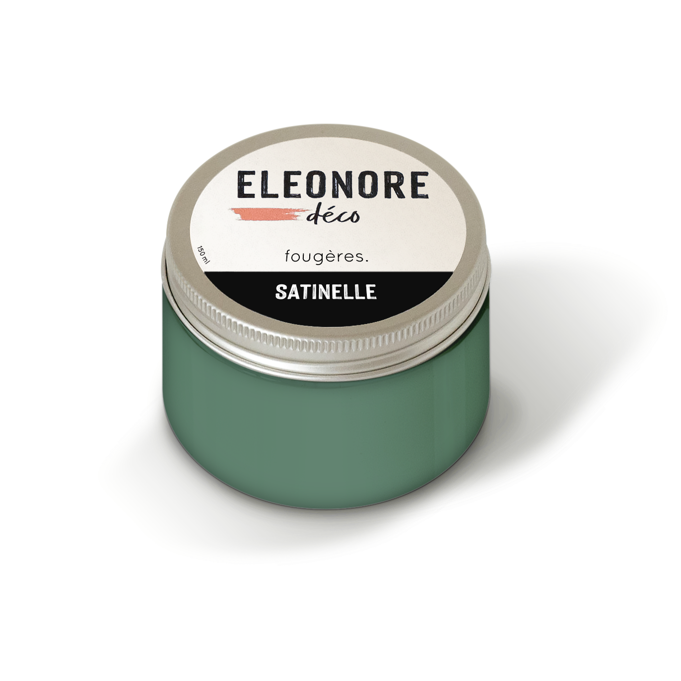 Peinture meuble Satinelle 150ml couleur Fougere – Eléonore Déco.