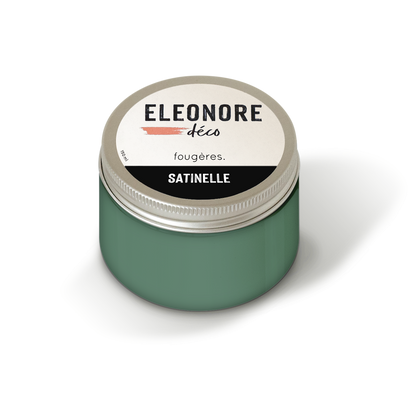 Peinture meuble Satinelle 150ml couleur Fougere – Eléonore Déco.