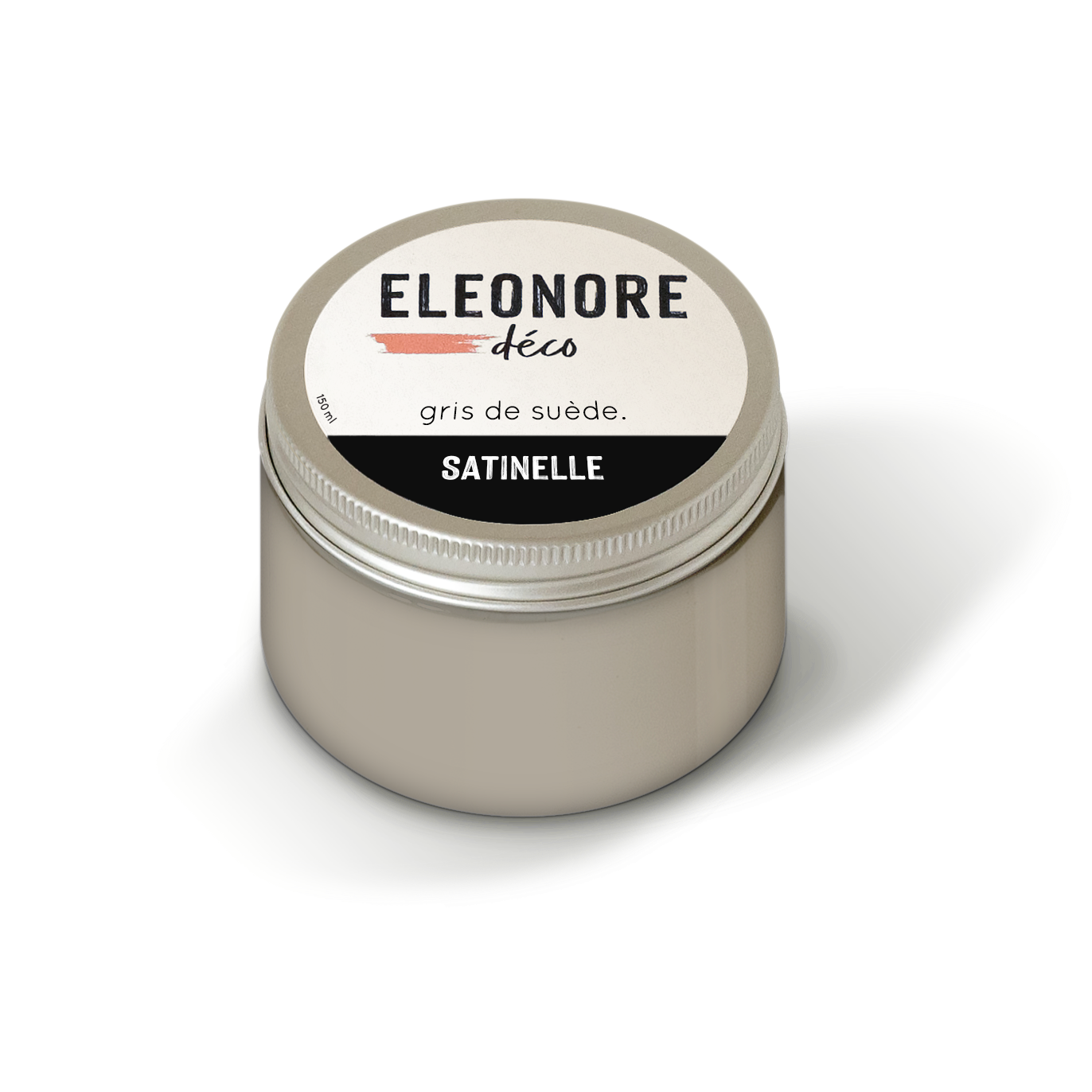 Peinture meuble Satinelle 150ml couleur Gris de suede – Eléonore Déco.
