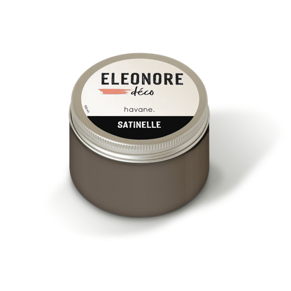 Peinture meuble Satinelle 150ml couleur Havane – Eléonore Déco.