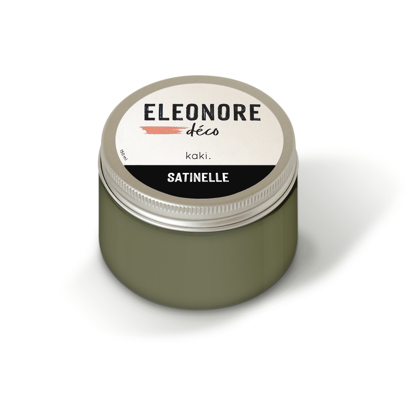 Peinture meuble Satinelle 150ml couleur Kaki – Eléonore Déco.