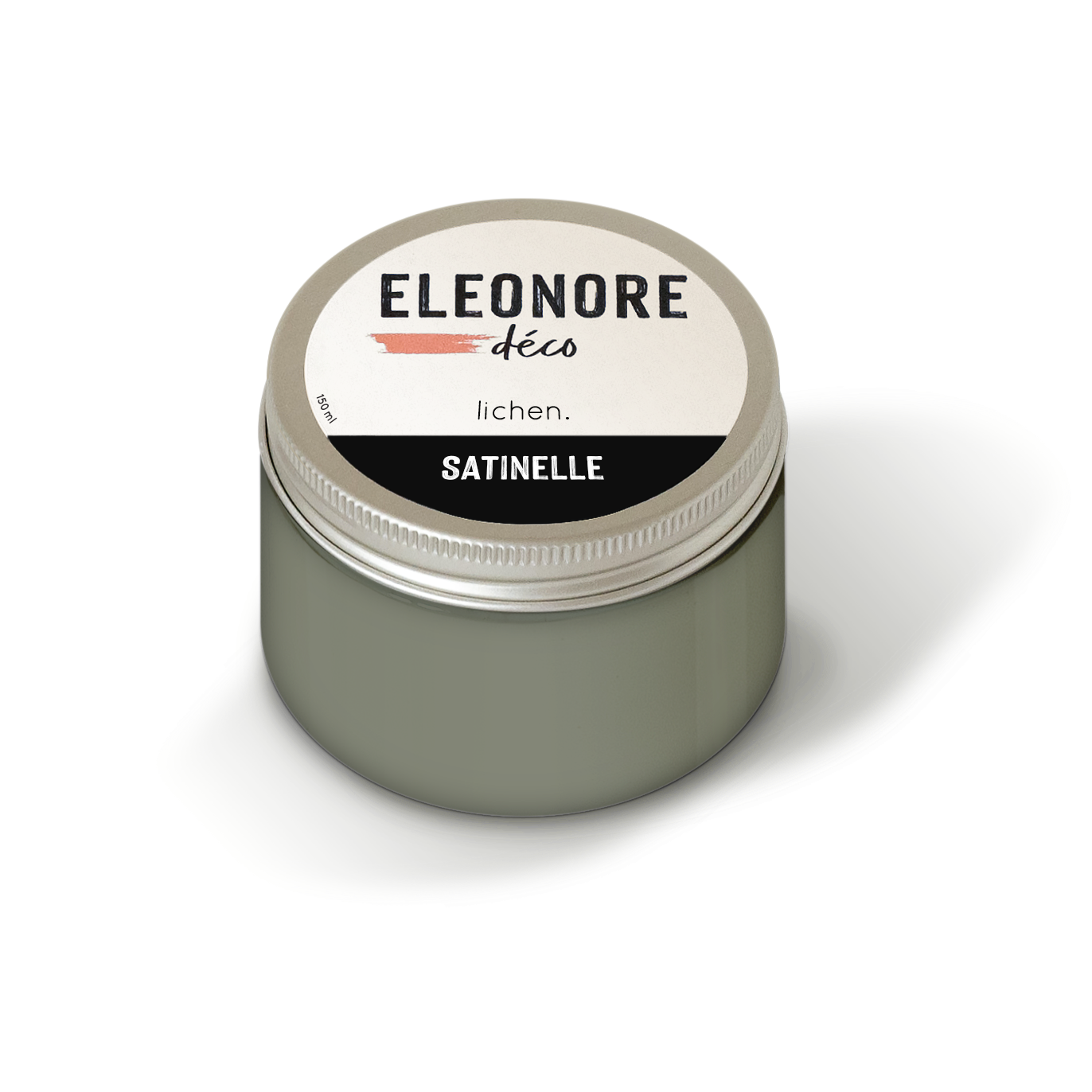 Peinture meuble Satinelle 150ml couleur Lichen – Eléonore Déco.